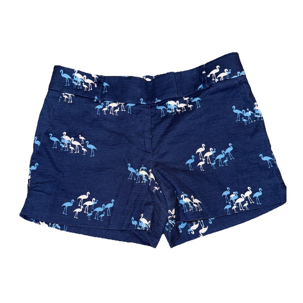 LOFT Shorts Womens 30" Waist M Flamingos Low Rise Riviera Beachwear Resort